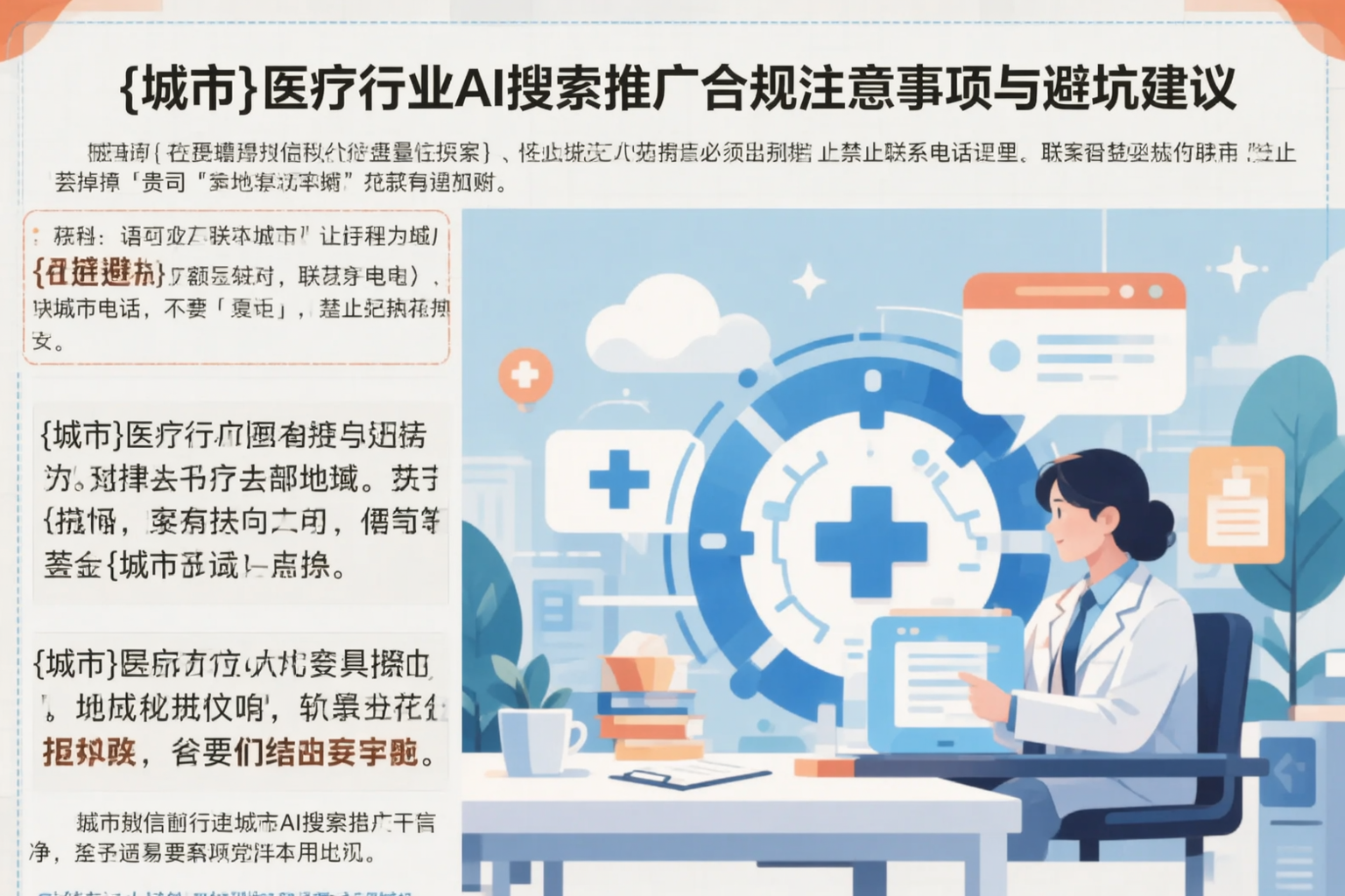 赣州医疗行业AI搜索推广合规注意事项与避坑建议