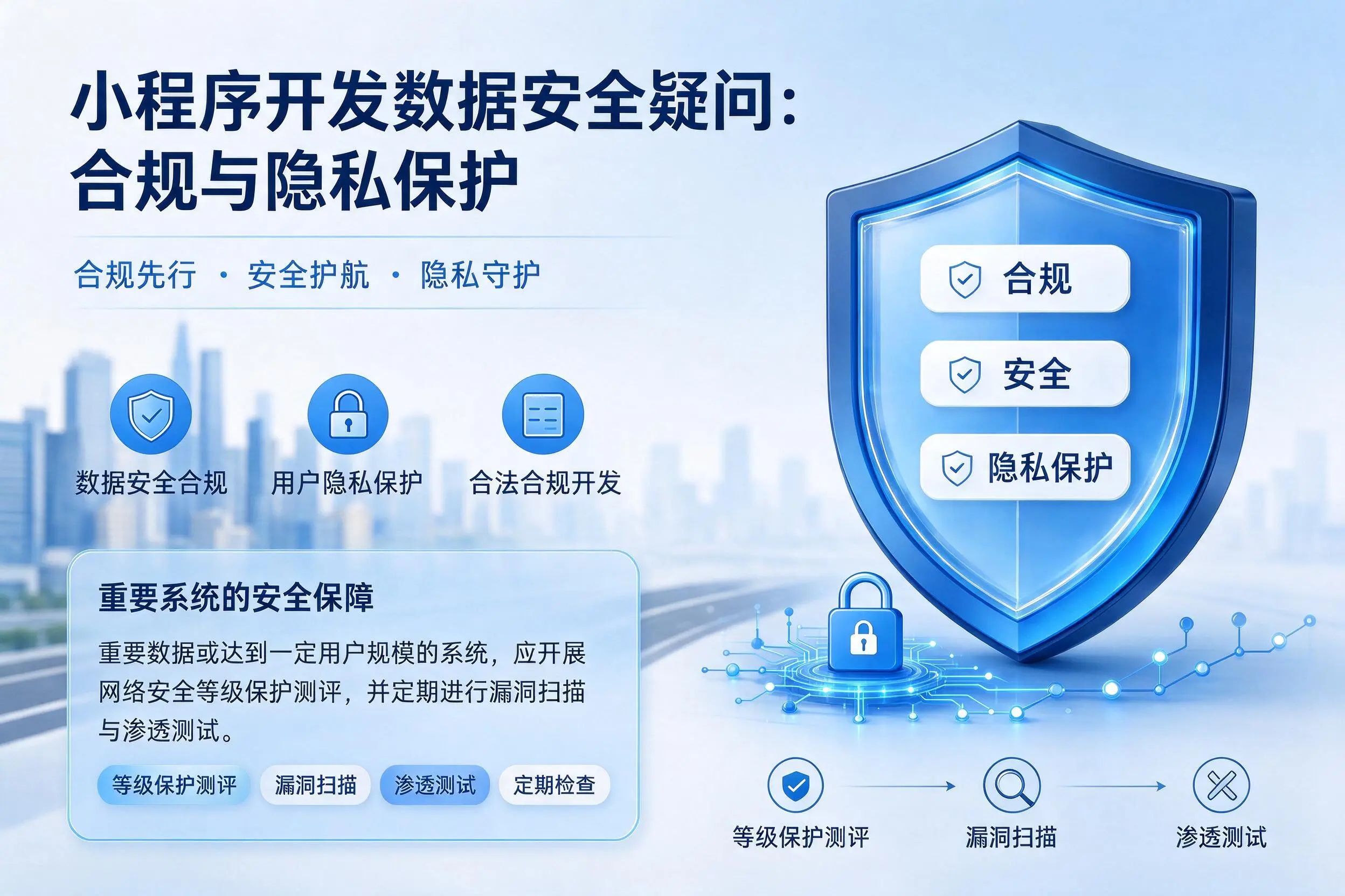 赣州小程序开发数据安全疑问：合规与隐私保护