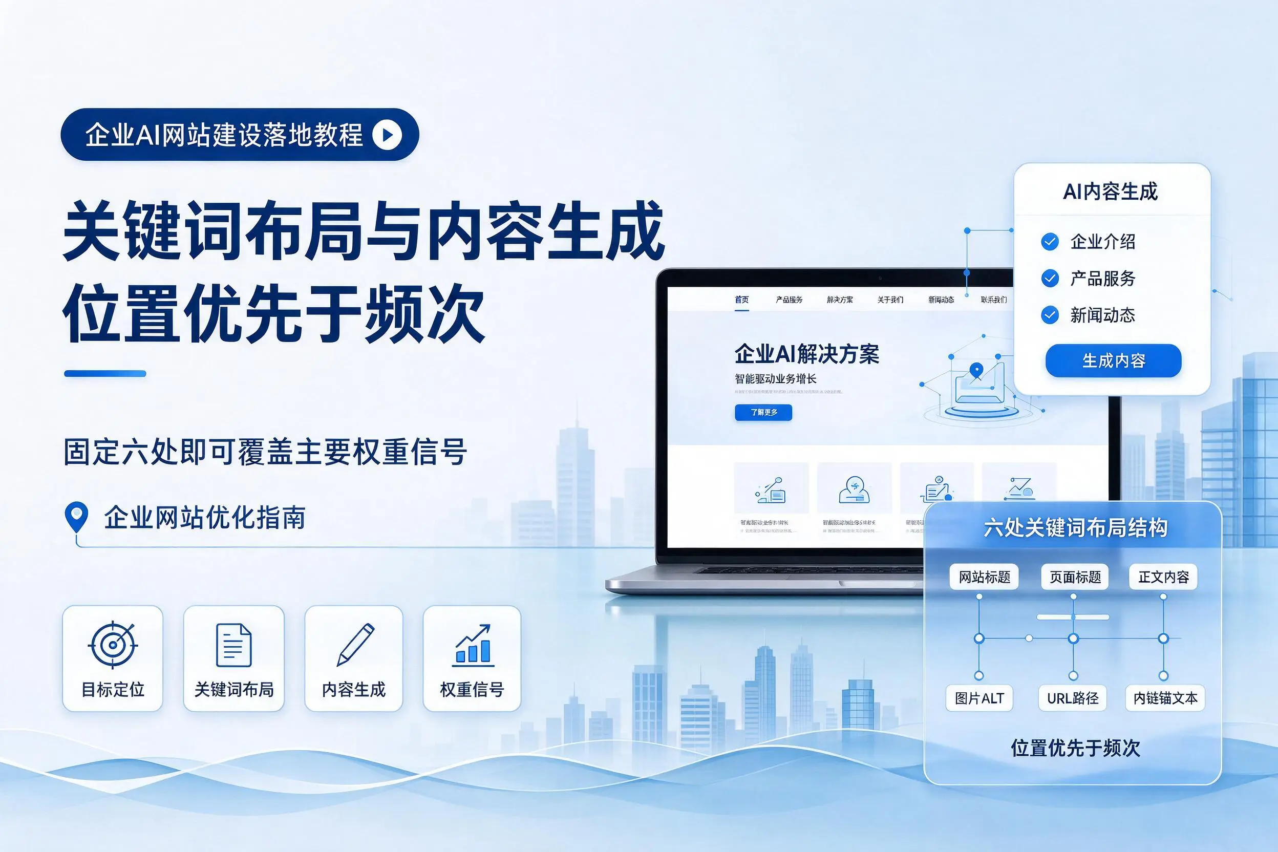 赣州企业AI网站建设落地教程:关键词布局与内容生成